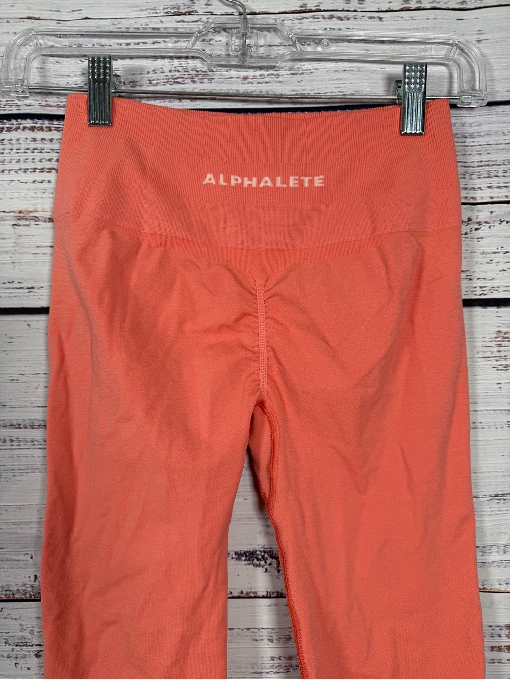 Alphalete Amplify Ultra High Rise Scrunch Leggings Pixel Pink S - Picture 4 of 7